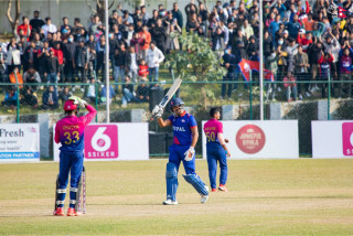 युएईविरुद्धकाे शृंखलामा नेपाल विजयी