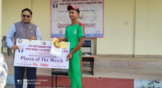 शेरबहादुर स्मृति क्रिकेट प्रतियोगिता : मनकामना र लुम्बिनी शिक्षा निकेतन विजयी