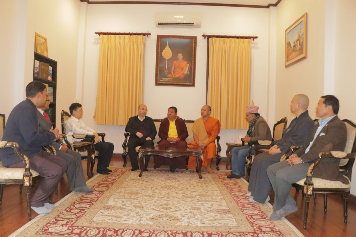 उपमन्त्री वाङ र उपाध्यक्ष डा.लामाबीच भेटवार्ता, चिनियाँ पर्यटक लुम्बिनी भित्र्याउन आग्रह