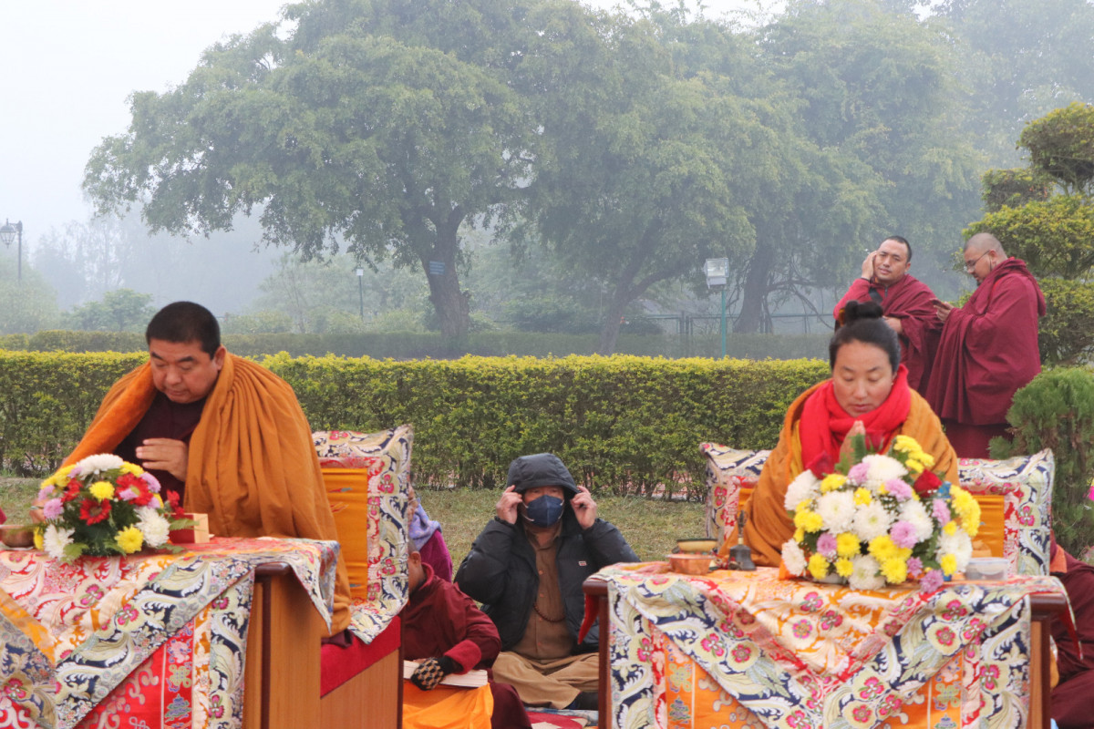 लुम्बिनीमा माेन्लम पूजा सुरु, उपाध्यक्ष डा. लामाद्वारा उद्घाटन