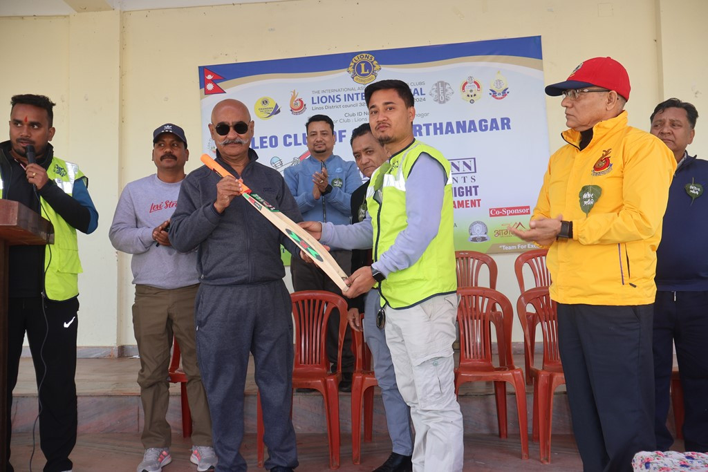 भैरहवामा ‘होटल ग्लासगो लियो कर्पोरेट सुपर सिक्स क्रिकेट प्रतियोगिता’ सुरु