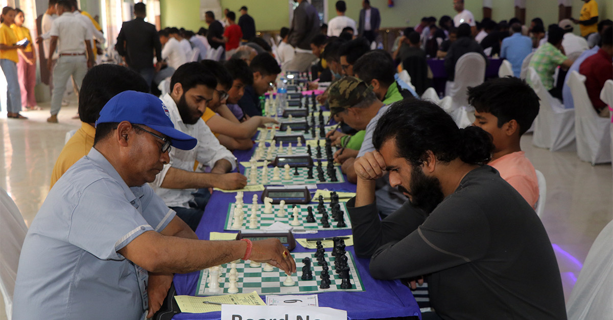 अन्तर्राष्ट्रिय बुद्धिचाल प्रतियोगिता जारी, तीन नेपाली खेलाडी अग्रस्थानमा