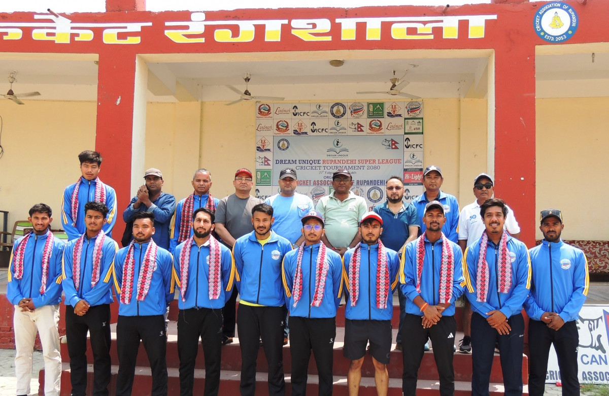 अन्तरप्रदेश क्रिकेट खेल्न लुम्बिनीको टीम चितवनतर्फ प्रस्थान