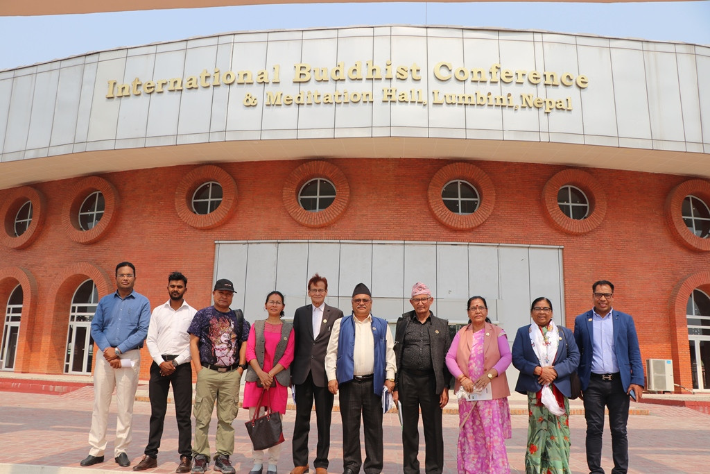 राष्ट्रियसभाको विधायन समितिद्वारा लुम्बिनी गुरुयोजना र अन्य विकासबारे स्थलगत अध्ययन